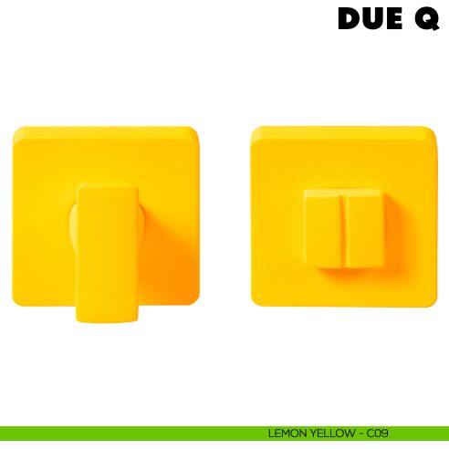 Nottolino per porte Due Q Colombo Design Mood Collection lemon yellow
