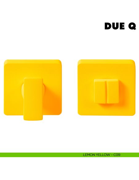 Nottolino per porte Due Q Colombo Design Mood Collection lemon yellow