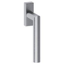 Maniglia in acciaio per finestra DK Toledo L14 Reguitti Inox rosetta 25x65 mm