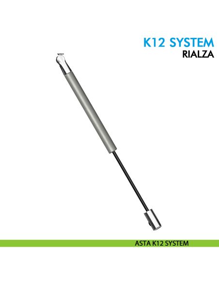 Asta a gas Ferramenta Livenza K12 System rialza lift lunghezza 244 mm - asta K12 System
