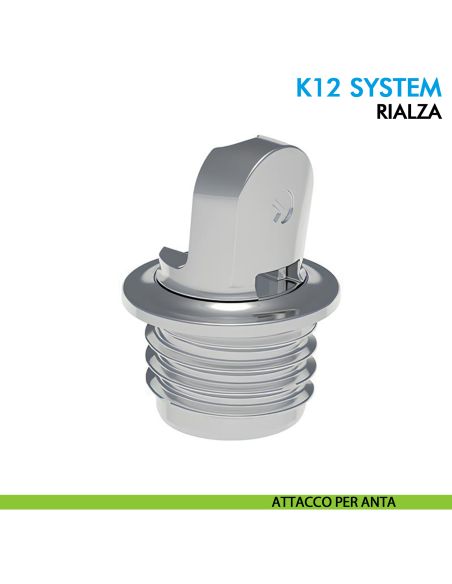 Asta a gas Ferramenta Livenza K12 System rialza lift lunghezza 244 mm - attacco per anta