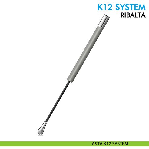 Pistone a gas Ferramenta Livenza K12 System ribalta apertura ammortizzata lunghezza 244 mm - asta K12 System