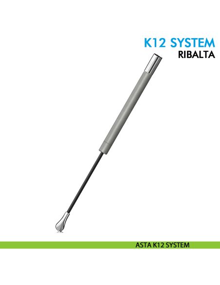 Pistone a gas Ferramenta Livenza K12 System ribalta apertura ammortizzata lunghezza 244 mm - asta K12 System