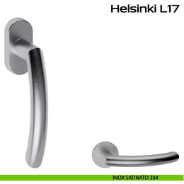 Maniglia in acciaio per finestra DK Helsinki L17 Reguitti Inox 2