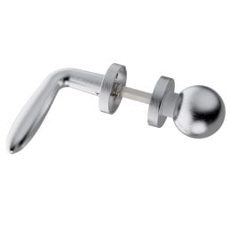 Maniglia in acciaio Istanbul L20 e pomolo fisso C59 Reguitti Inox