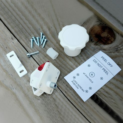 Kit serratura magnetica invisibile Kinder-Lok KYR Securital per antine e cassetti