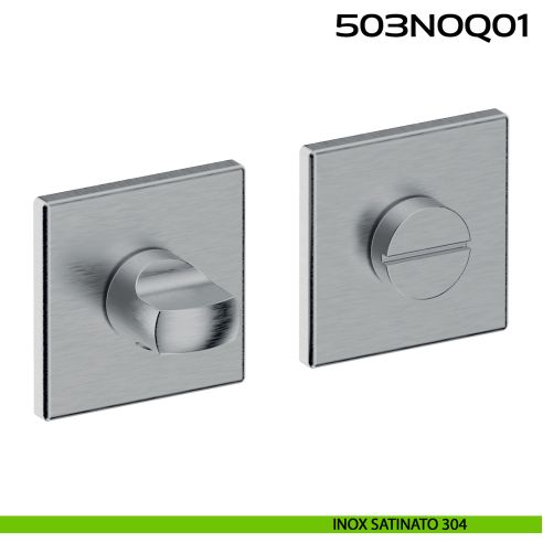 Nottolino WC quadro in Acciaio 503NOQ01 Reguitti Inox acciaio inox