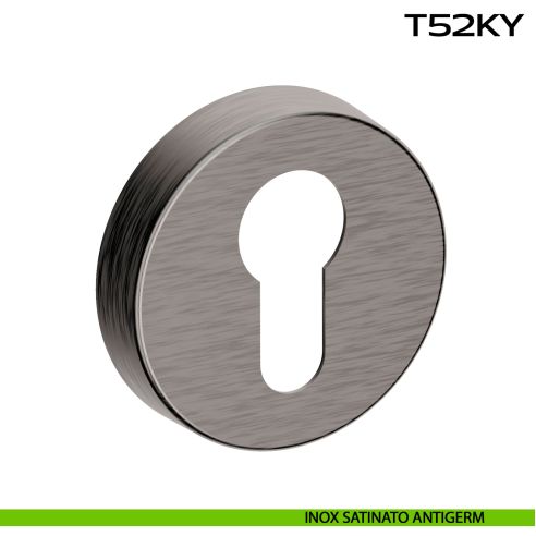 Bocchetta foro yale tonda T52 Reguitti Inox antigerm