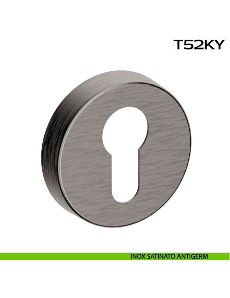 Bocchetta foro yale tonda T52 Reguitti Inox antigerm