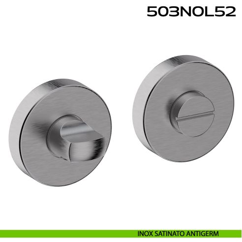 Nottolino WC tondo in acciaio 503NOL52 Reguitti Inox antigerm