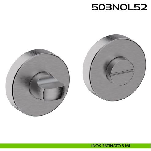 Nottolino WC tondo in acciaio 503NOL52 Reguitti Inox 316L