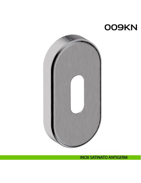 Bocchetta foro chiave ovale 009 Reguitti Inox antigerm