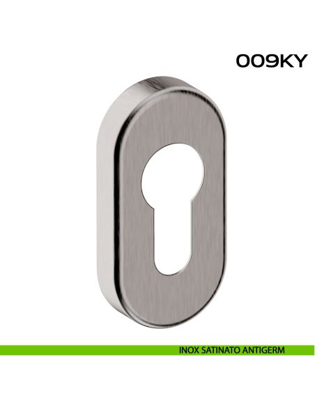 Bocchetta foro yale ovale 009 Reguitti Inox antigerm