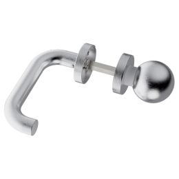 Maniglia in acciaio Stoccolma L15 e pomolo fisso C59 Reguitti Inox