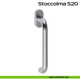 Maniglia in acciaio per finestra DK Stoccolma 200 Reguitti Inox 2