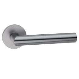 Maniglia ribassata in acciaio per porta Toledo B B14 Reguitti Inox