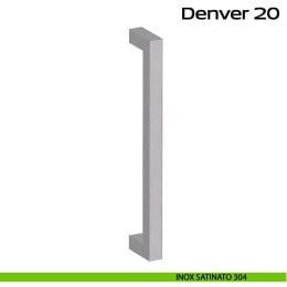 Maniglione dritto in acciaio per porta Denver 20 Reguitti Inox 2