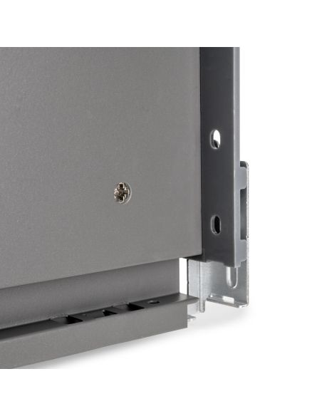 Emuca Cassetto esterno Vertex con regolazione 3D altezza 178mm, 40kg, spessore del pannello di 18mm, profondità 500mm, Grigio