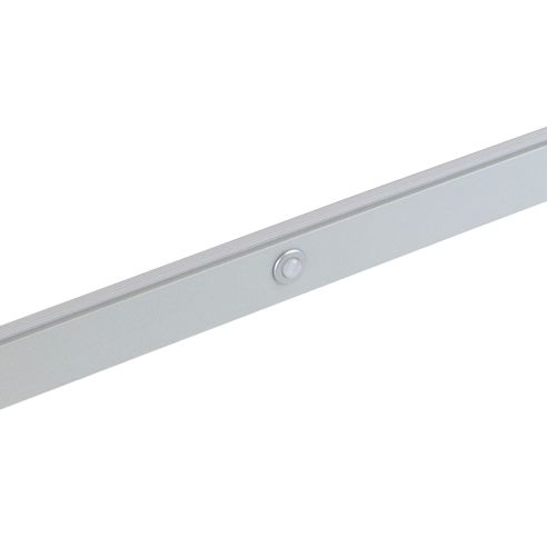 Emuca Barra appendiabili per armadi Castor con luce LED, batteria rimovibile e sensore di movimento, 558, Anodizzato opaco