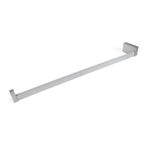 Emuca Barra appendiabili per armadi Castor con luce LED, batteria rimovibile e sensore di movimento, 1.008, Anodizzato opaco