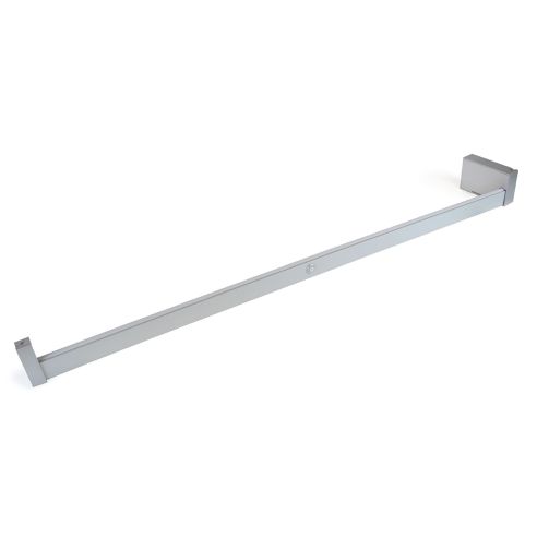 Emuca Barra appendiabili per armadi Castor con luce LED, batteria rimovibile e sensore di movimento, 1.158, Anodizzato opaco