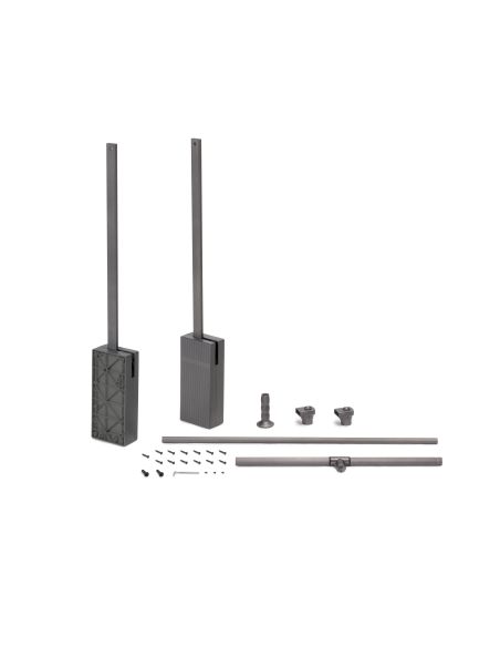 Emuca Appendiabiti per armadio Sway, larghezza regolabile 830 - 1150mm, Acciaio, Alluminio e Tecnoplastica, Verniciato titanio