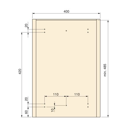 Emuca Recycle 1x35lt per il montaggio sul fondo e l'estrazione manuale nel mobile da cucina, Grigio antracite, Tecnoplastica
