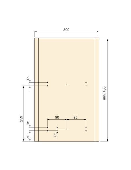 Emuca Pattumiera per differenziata Recycle da cucina, 35 L, fissaggio sul fondo ed estrazione manuale, Tecnoplastica grigio