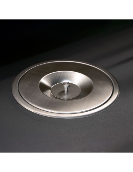 Emuca Pattumiera da incasso Recycle per piano cucina, 6 litri, Acciaio inossidabile