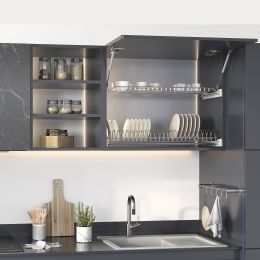 Emuca Scolapiatti Suprastar per modulo, 600, Acciaio, Cromato lucido 2