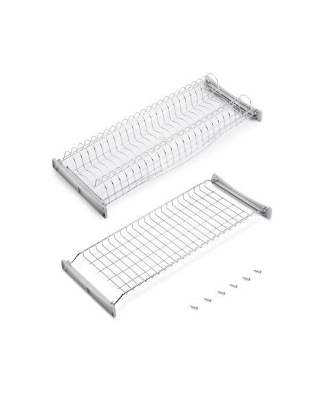 Emuca Scolapiatti Suprastar per modulo, 700, Acciaio, Cromato lucido