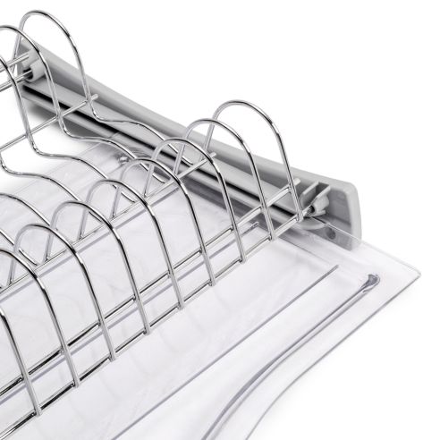 Emuca Scolapiatti Suprastar per modulo, 700, Acciaio, Cromato lucido