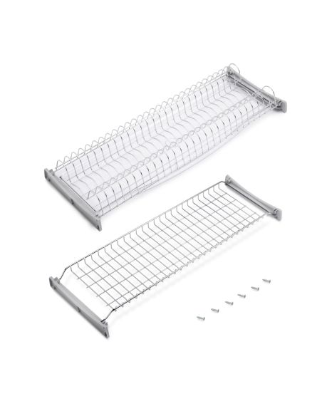 Emuca Scolapiatti Suprastar per modulo, 800, Acciaio, Cromato lucido