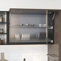 Emuca Scolapiatti Suprastar per modulo, 800, Acciaio, Cromato lucido 2