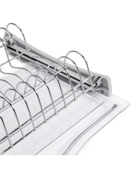 Emuca Scolapiatti Suprastar per modulo, 800, Acciaio, Cromato lucido