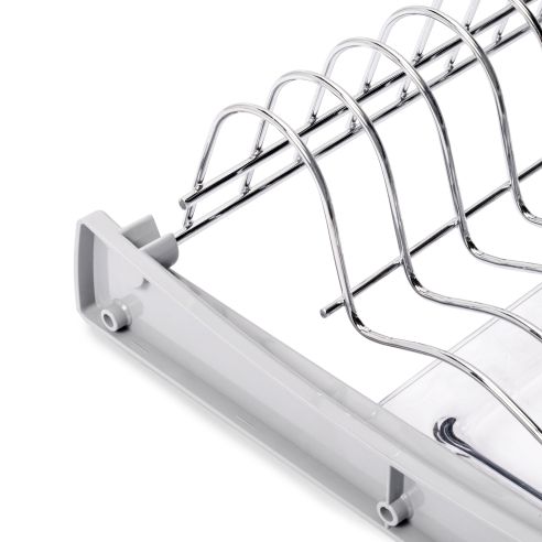 Emuca Scolapiatti Suprastar per modulo, 800, Acciaio, Cromato lucido