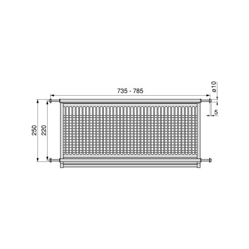 Emuca Scolapiatti acciaio inossidabile Drynox, modulo 800 mm, Acciaio inossidabile