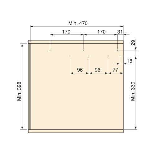 Emuca Recycle, contenitore per la raccolta differenziata da montare lateralmente sul mobile della cucina Recycle 2x24lt, Acciaio