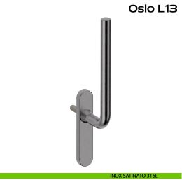 Maniglione per alzante scorrevole singolo cieco senza nicchia Oslo L13 Reguitti Inox 2