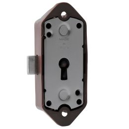 Serratura da applicare ad aste rotanti per armadio M93B Meroni con catenaccio centrale 2