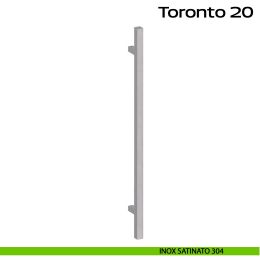 Maniglione diritto in acciaio per porta Toronto 20 Reguitti Inox 2