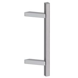 Maniglione zancato in acciaio per porta Toronto 25 SH Reguitti Inox