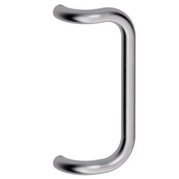 Maniglione zancato in acciaio per porta Bilbao Reguitti Inox