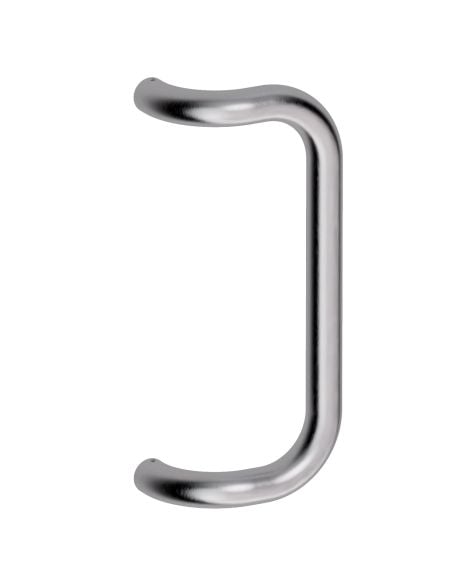 Maniglione zancato in acciaio per porta Bilbao Reguitti Inox