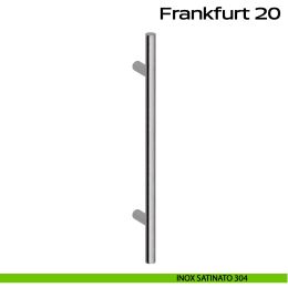 Maniglione acciaio per porta diametro 20 mm Frankfurt 20 Reguitti Inox 2