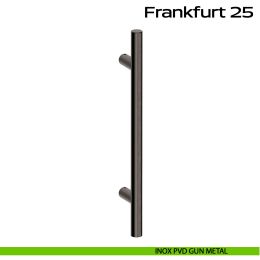 Maniglione acciaio per porta diametro 25 mm Frankfurt 25 Reguitti Inox 2
