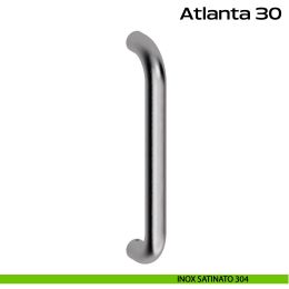 Maniglione acciaio per porta diametro 30 mm Atlanta 30 Reguitti Inox 2