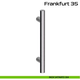Maniglione acciaio per porta diametro 35 mm Frankfurt 35 Reguitti Inox 2