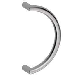Maniglione curvo in acciaio per porta Fremont Reguitti Inox