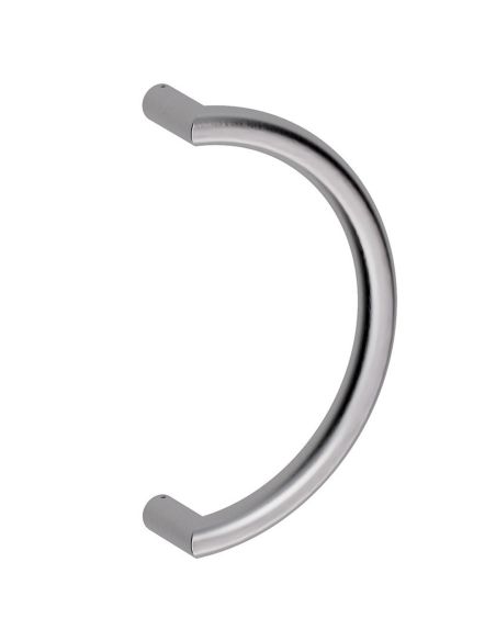 Maniglione curvo in acciaio per porta Fremont Reguitti Inox